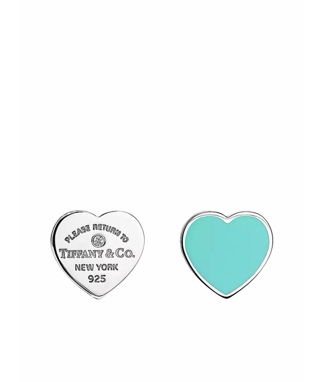 TIFFANY&CO Серебряные серебряные серьги, фото 1