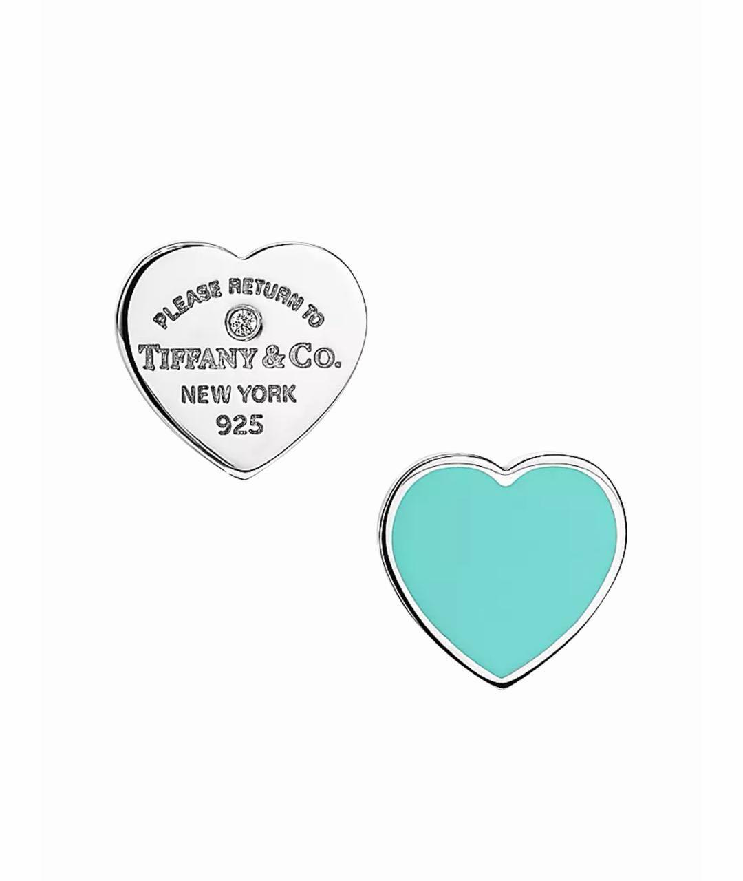 TIFFANY&CO Серебряные серебряные серьги, фото 9