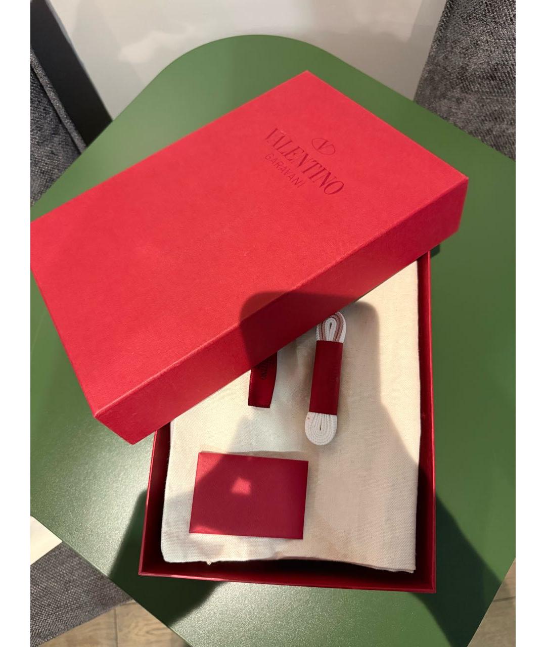 VALENTINO Белые кожаные кроссовки, фото 7