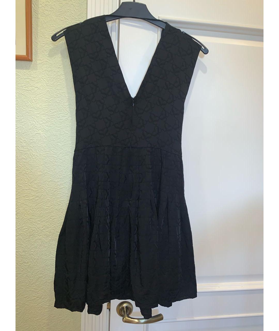 SANDRO Черное вискозное коктейльное платье, фото 2