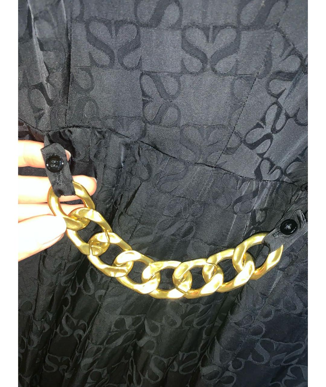 SANDRO Черное вискозное коктейльное платье, фото 4