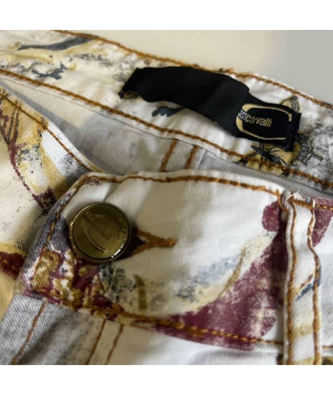 JUST CAVALLI Мульти хлопковые джинсы слим, фото 4