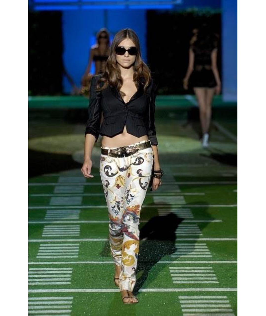 JUST CAVALLI Мульти хлопковые джинсы слим, фото 3