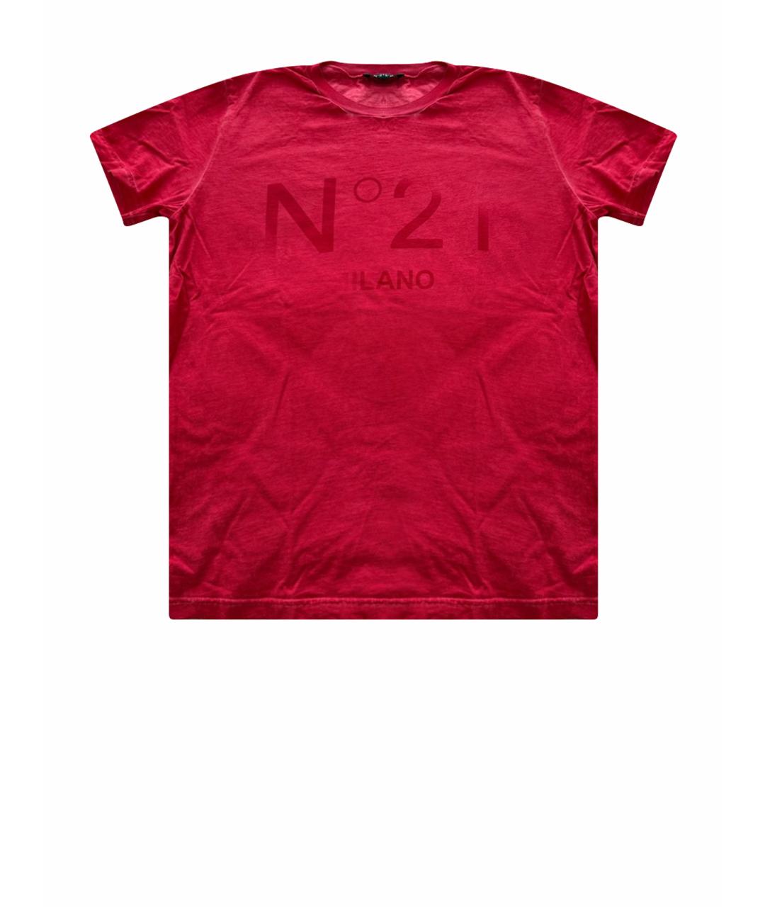 NO. 21 Красный хлопковый детская футболка / топ, фото 1