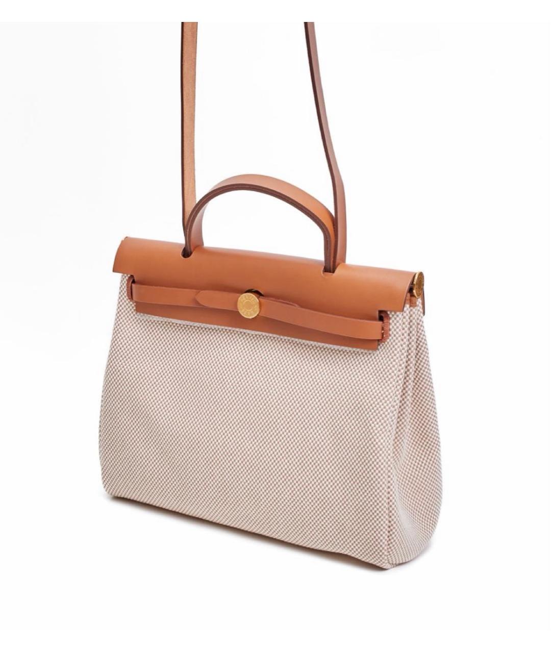 HERMES Коричневая кожаная сумка через плечо, фото 2