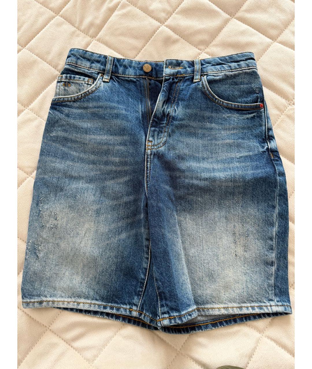 ARMANI EXCHANGE Синие деним шорты, фото 5