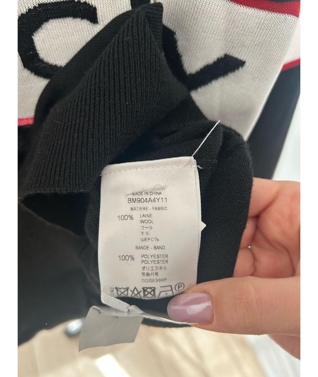 GIVENCHY Черный шерстяной джемпер / свитер, фото 3