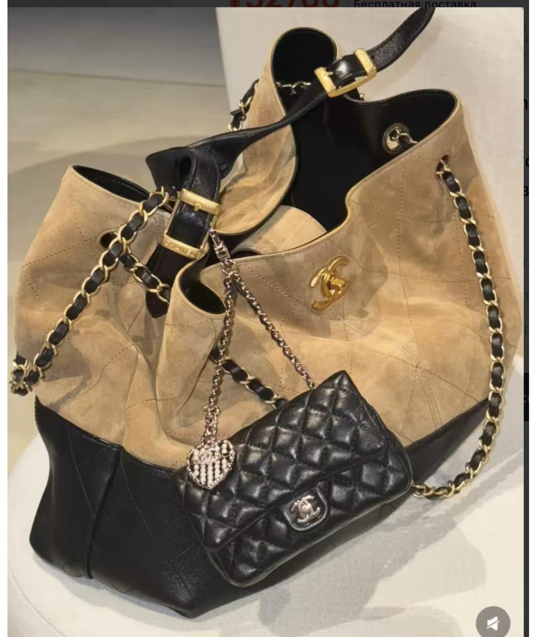 CHANEL Мульти кожаная сумка с короткими ручками, фото 3