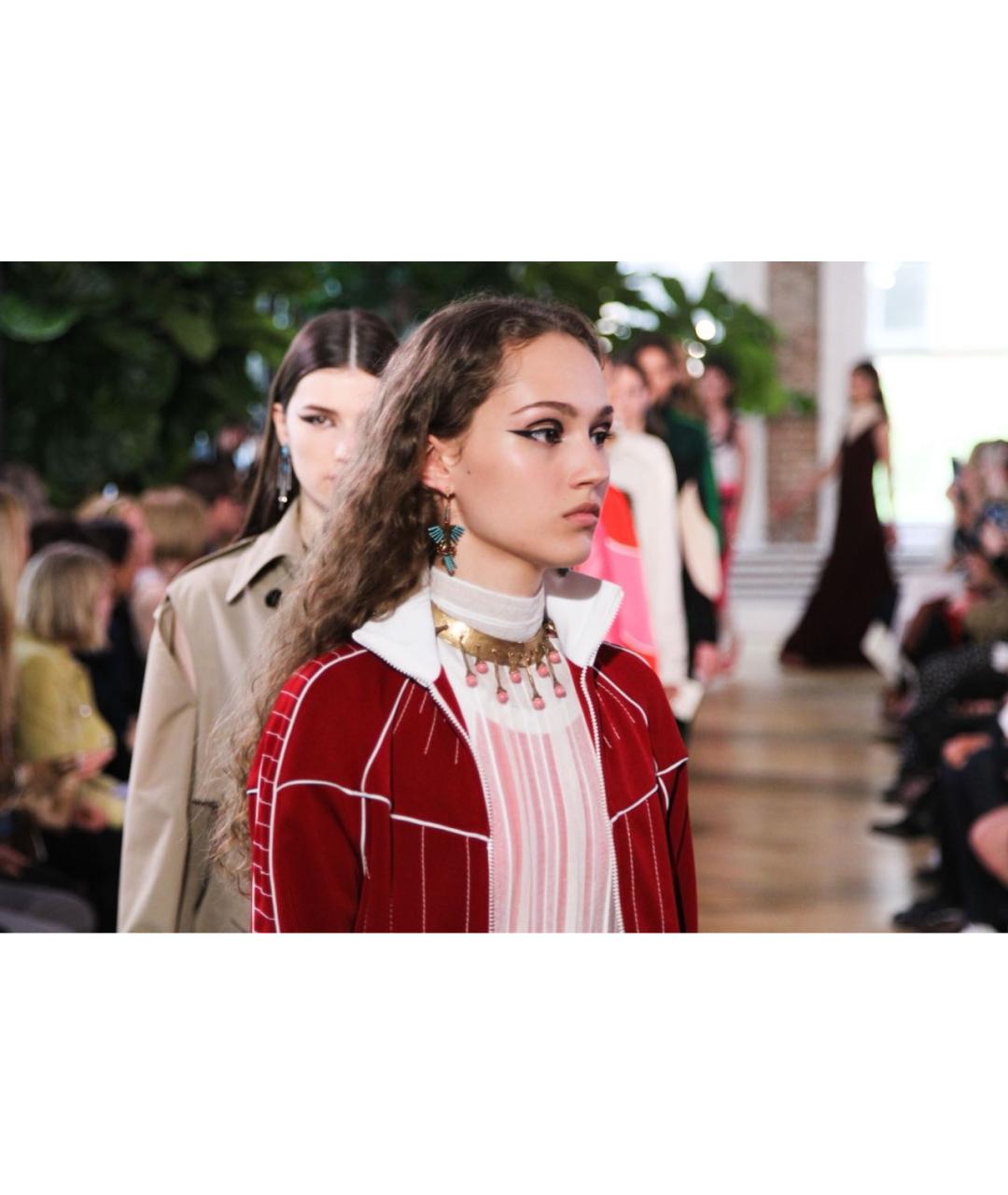 VALENTINO Бирюзовые металлические серьги, фото 6