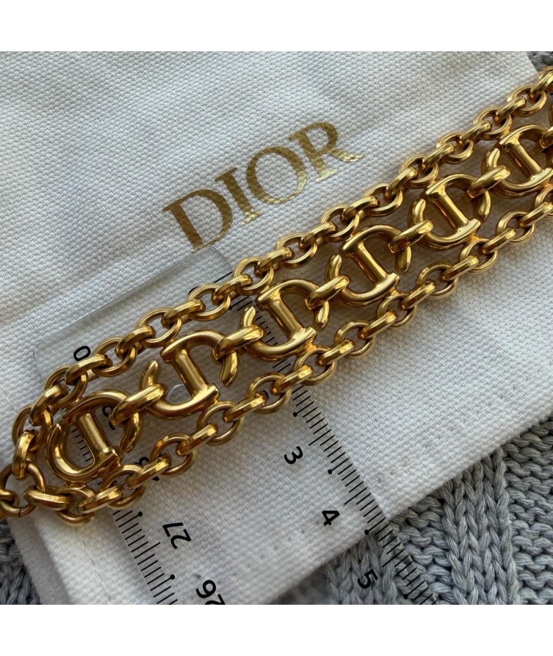 CHRISTIAN DIOR Золотой браслет, фото 7