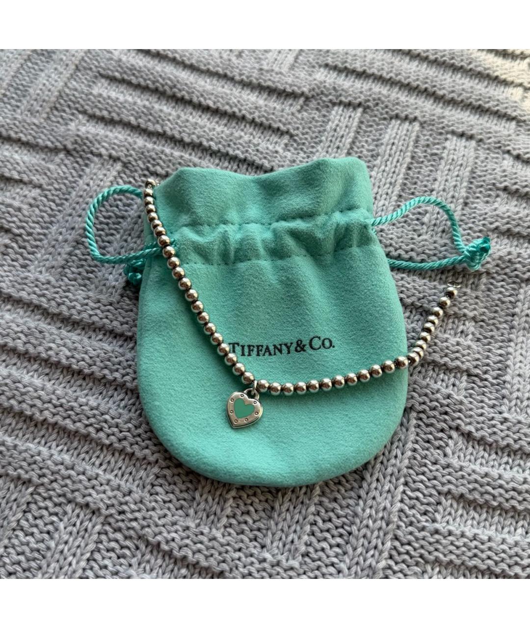 TIFFANY&CO Серебрянный серебряный браслет, фото 7