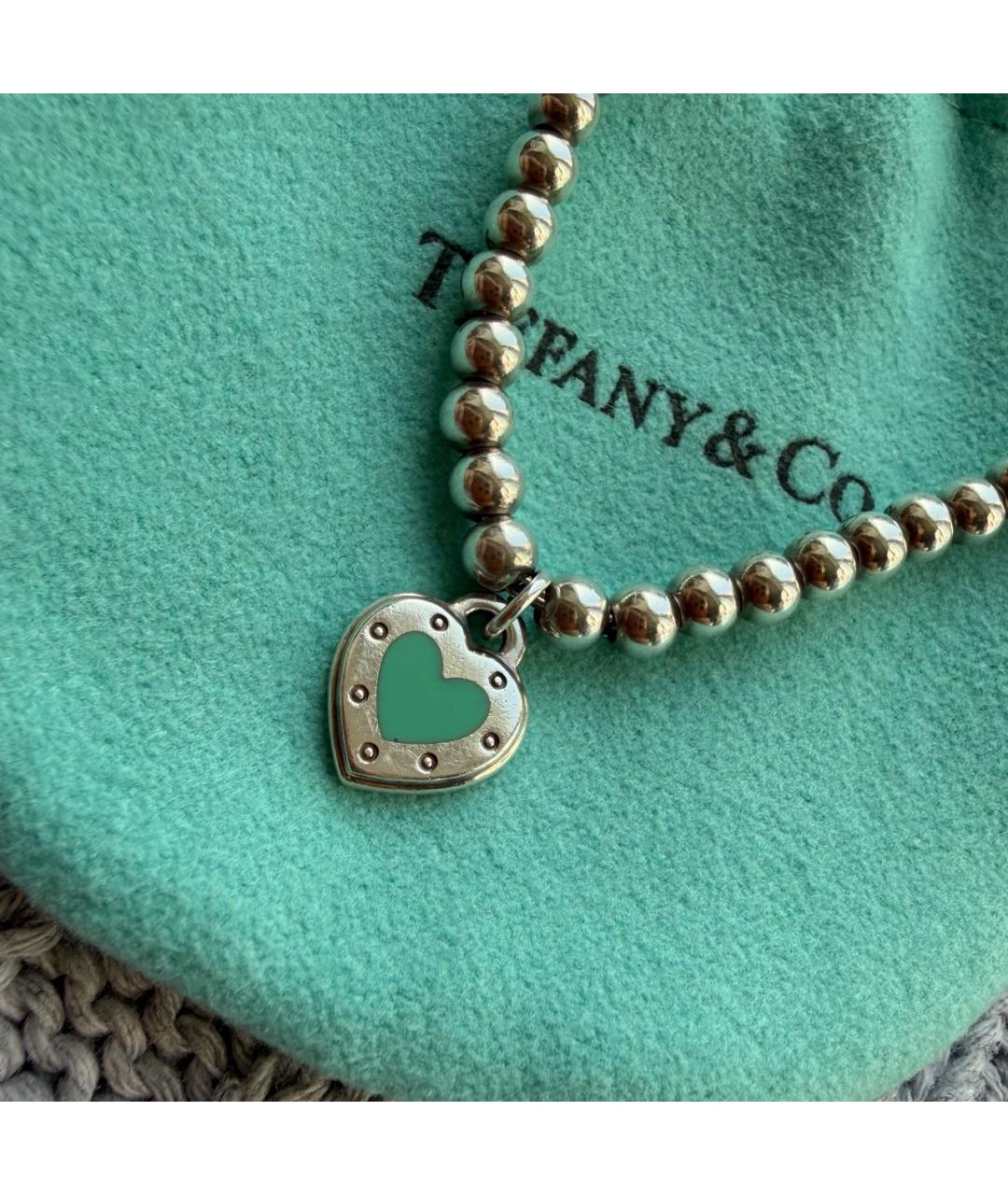 TIFFANY&CO Серебрянный серебряный браслет, фото 3