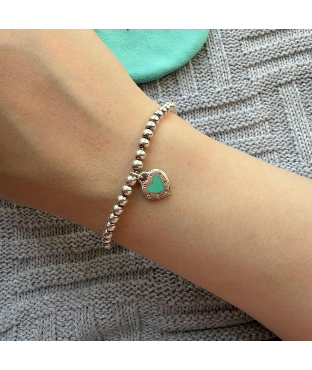 TIFFANY&CO Серебрянный серебряный браслет, фото 8
