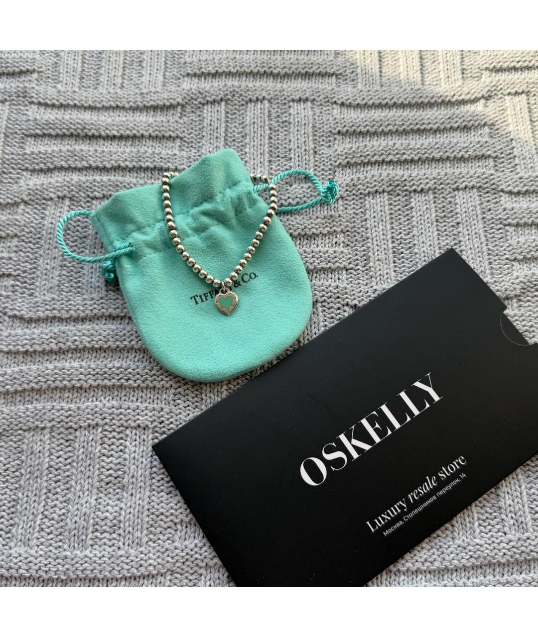 TIFFANY&CO Серебрянный серебряный браслет, фото 2