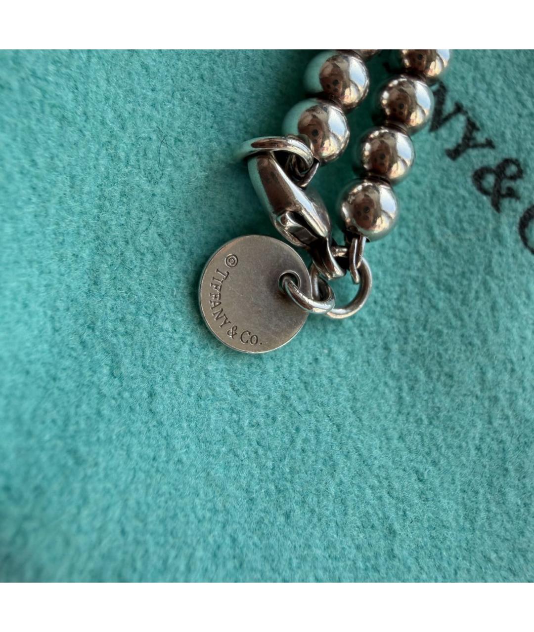 TIFFANY&CO Серебрянный серебряный браслет, фото 6