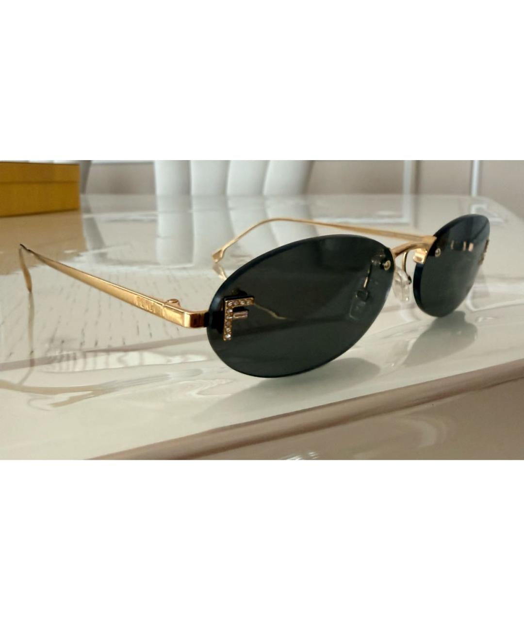 FENDI Черные солнцезащитные очки, фото 7