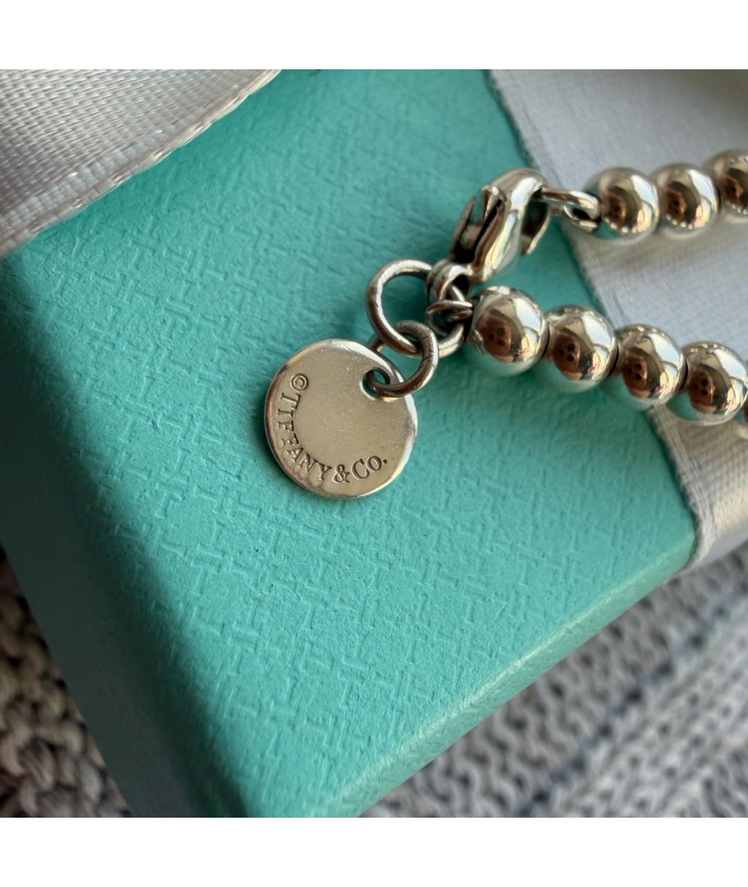 TIFFANY&CO Серебряное серебряное колье, фото 5