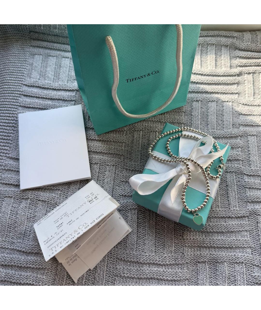 TIFFANY&CO Серебряное серебряное колье, фото 2