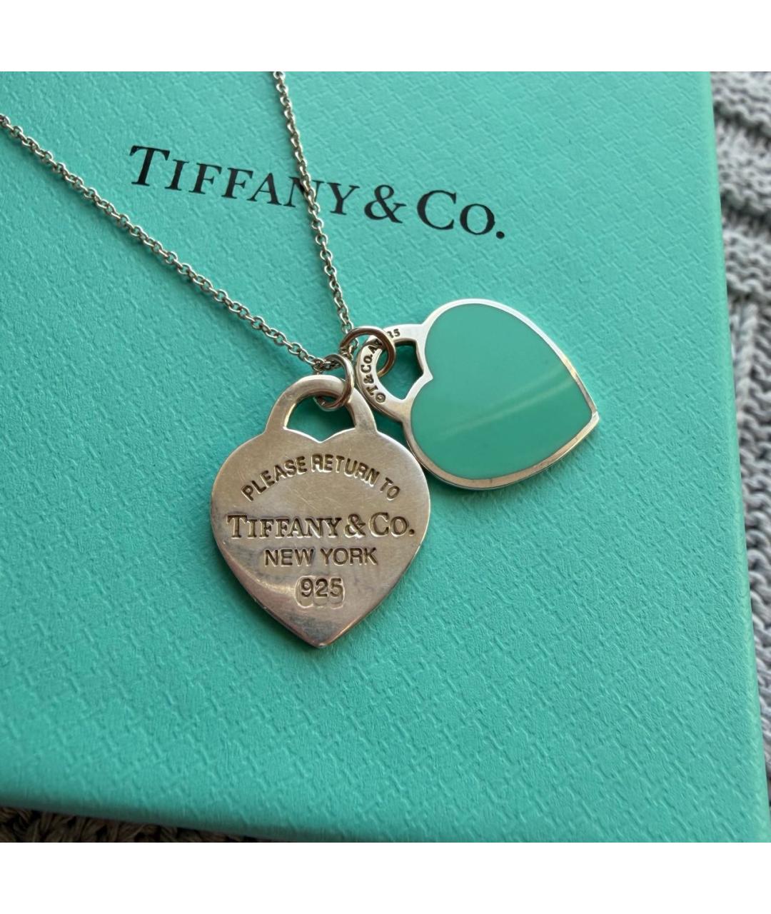 TIFFANY&CO Серебряная серебряная подвеска, фото 3