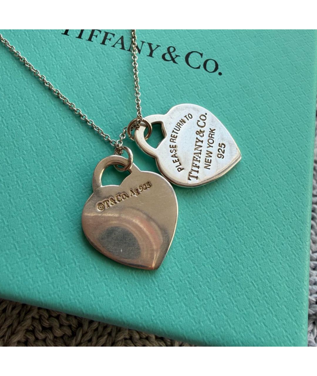 TIFFANY&CO Серебряная серебряная подвеска, фото 4