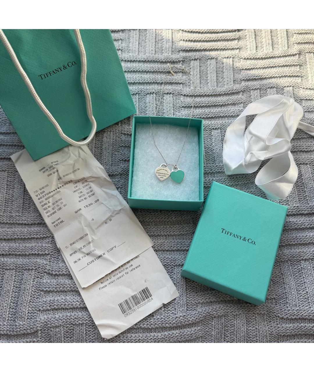 TIFFANY&CO Серебряная серебряная подвеска, фото 2