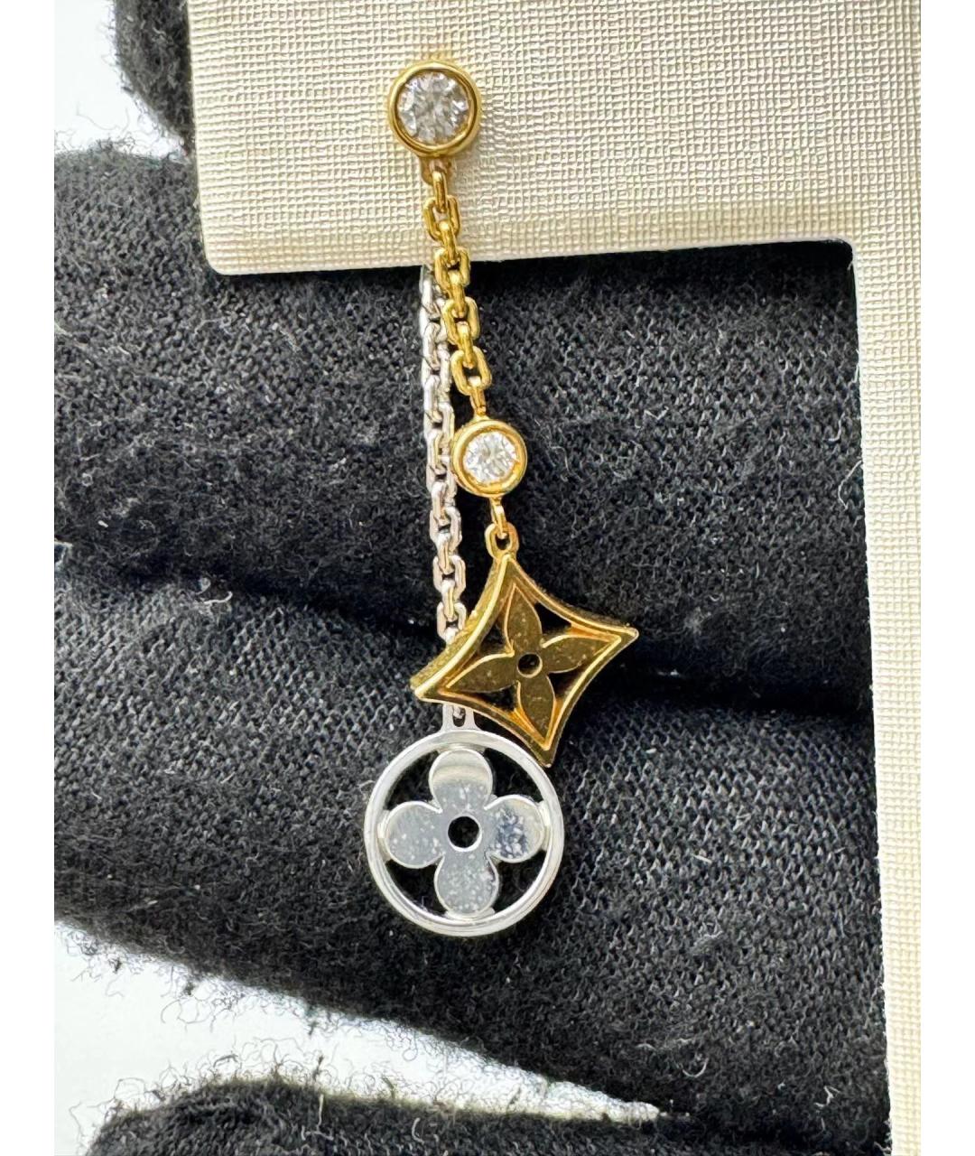 LOUIS VUITTON Золотые серьги, фото 4