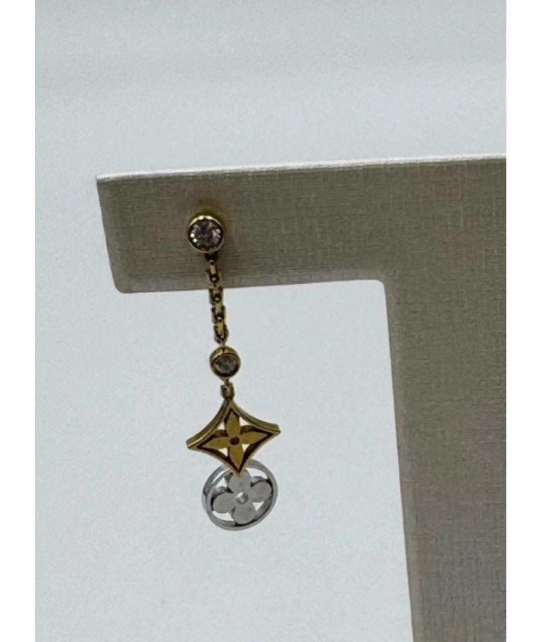 LOUIS VUITTON Золотые серьги, фото 3