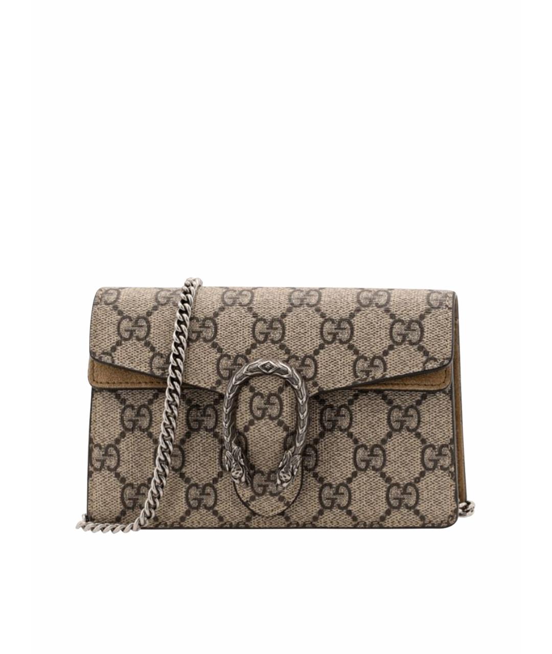 GUCCI Коричневая сумка через плечо, фото 1