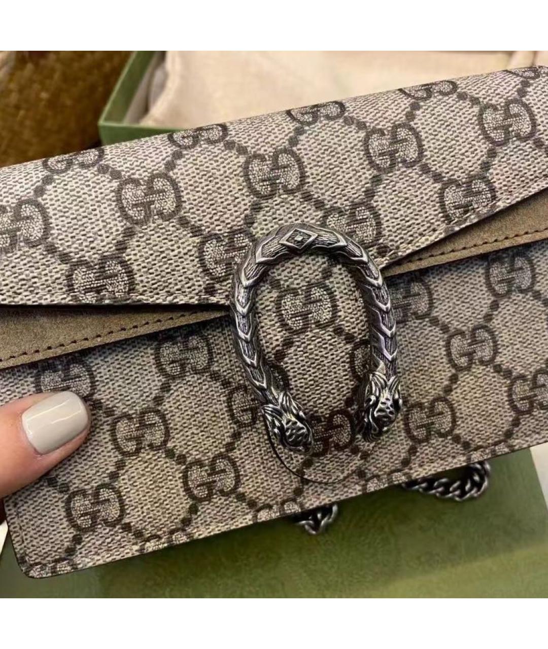 GUCCI Коричневая сумка через плечо, фото 3