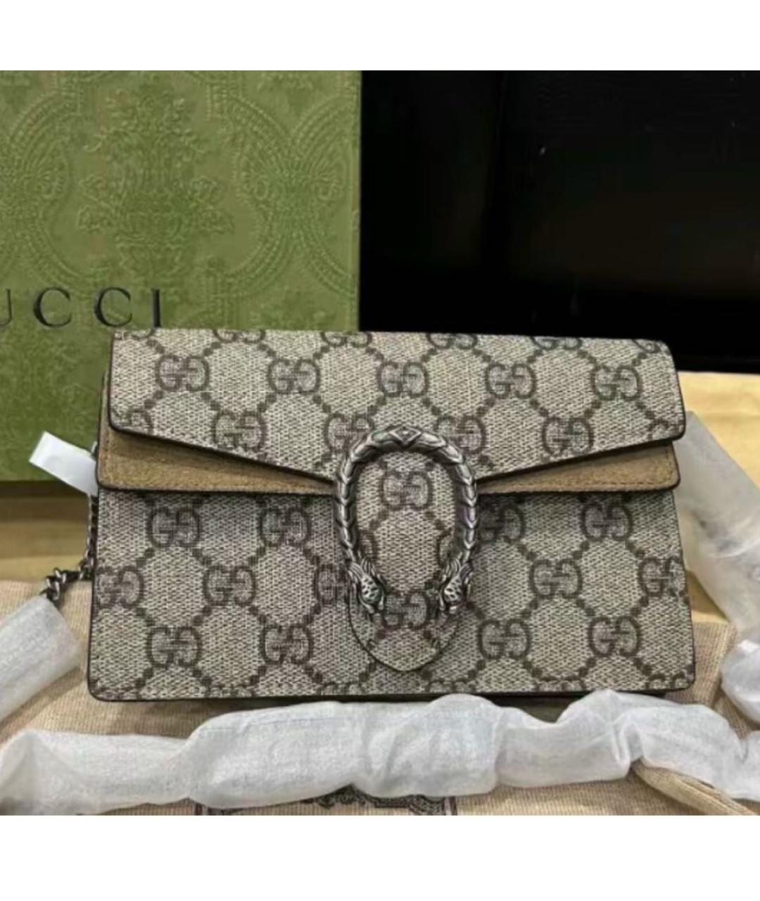 GUCCI Коричневая сумка через плечо, фото 2