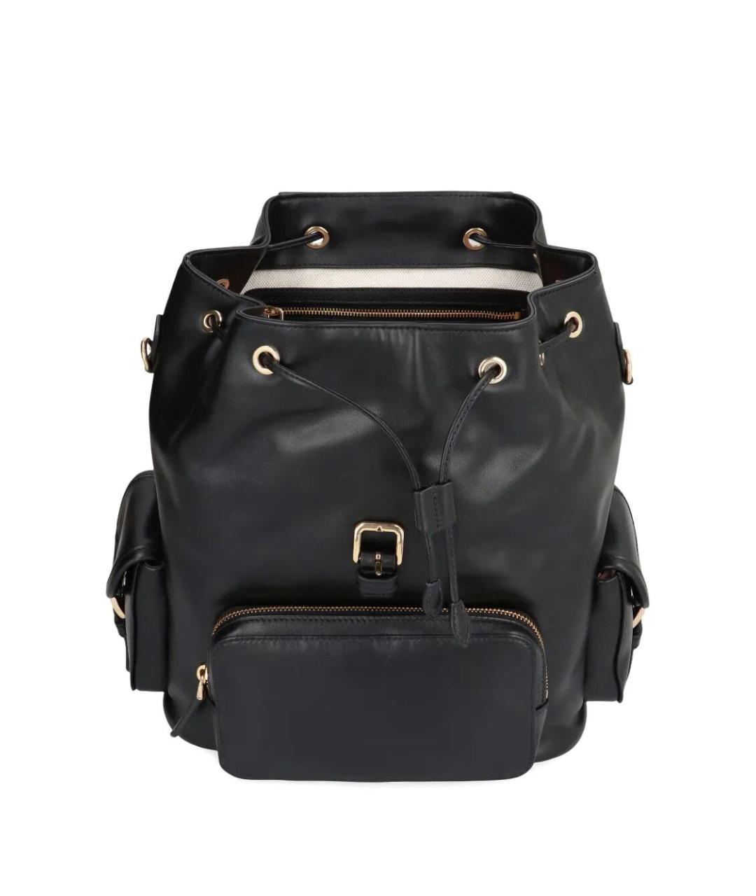MIU MIU Черный кожаный рюкзак, фото 3