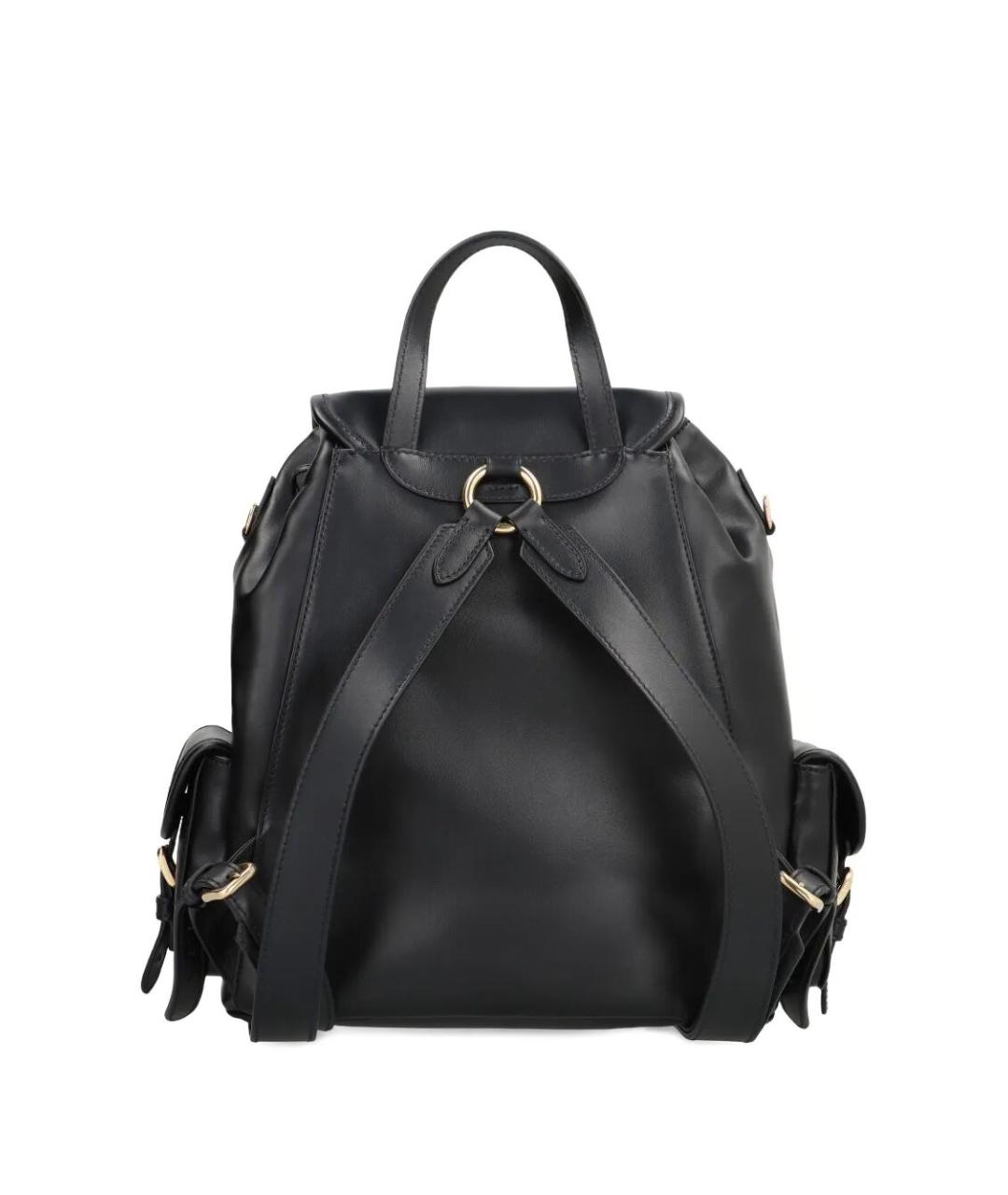 MIU MIU Черный кожаный рюкзак, фото 2