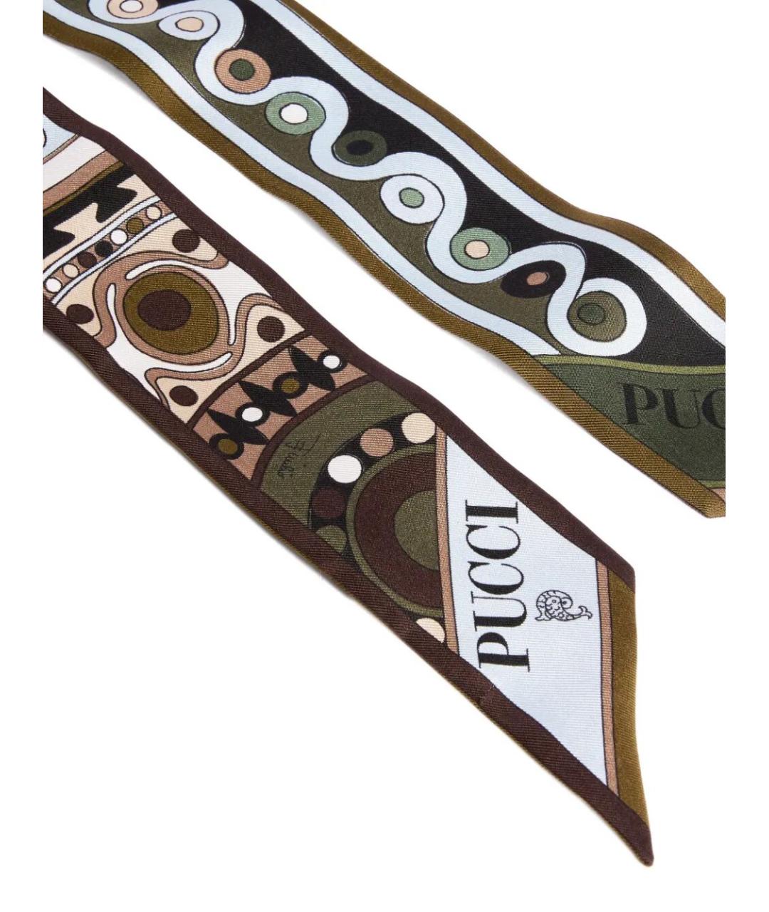 PUCCI Мульти шелковый шарф, фото 3