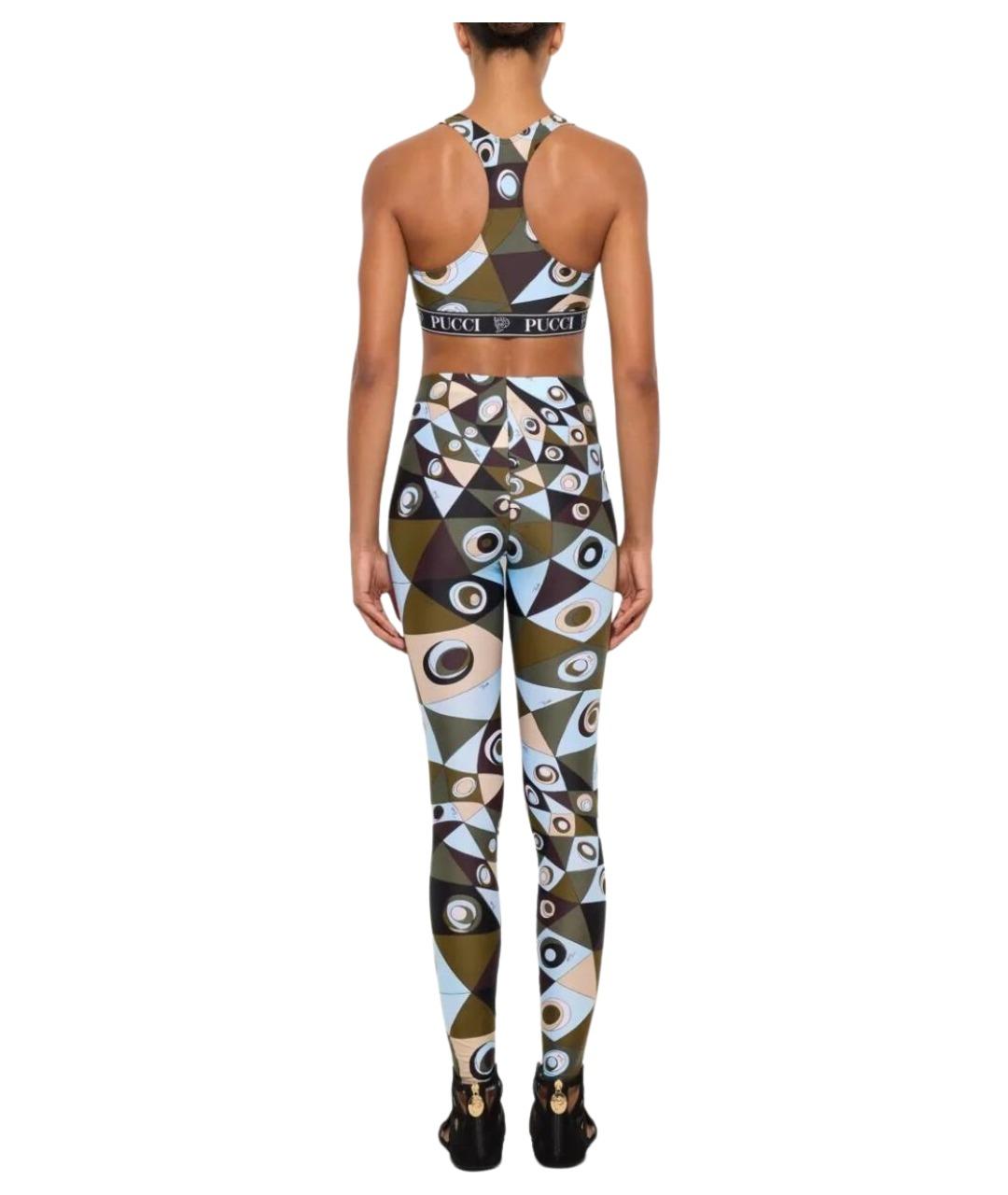 PUCCI Мульти полиамидовые леггинсы и велосипедки, фото 4