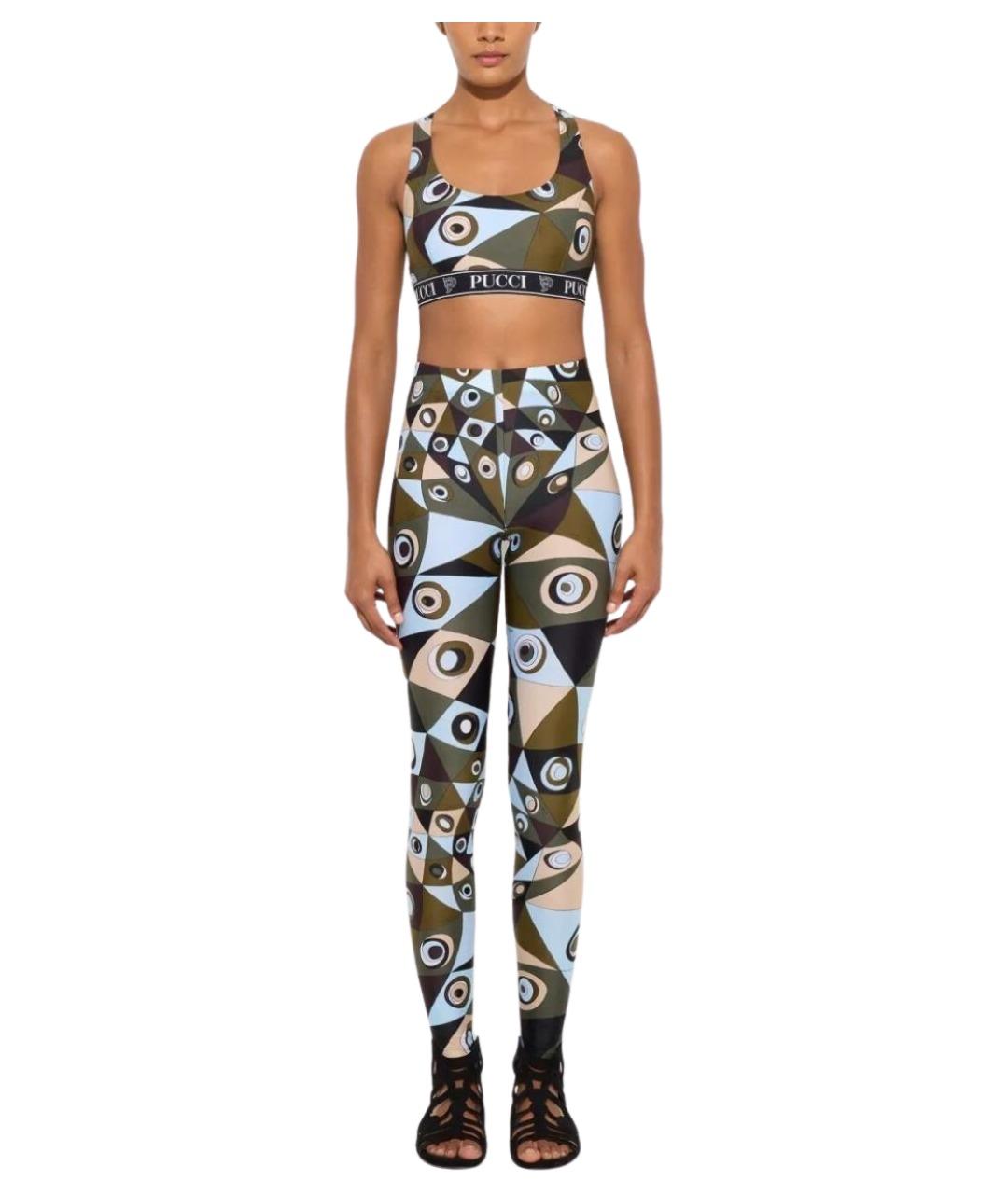 PUCCI Мульти полиамидовые леггинсы и велосипедки, фото 2