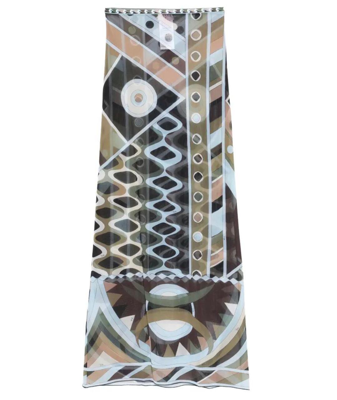 PUCCI Мульти полиамидовая юбка макси, фото 1