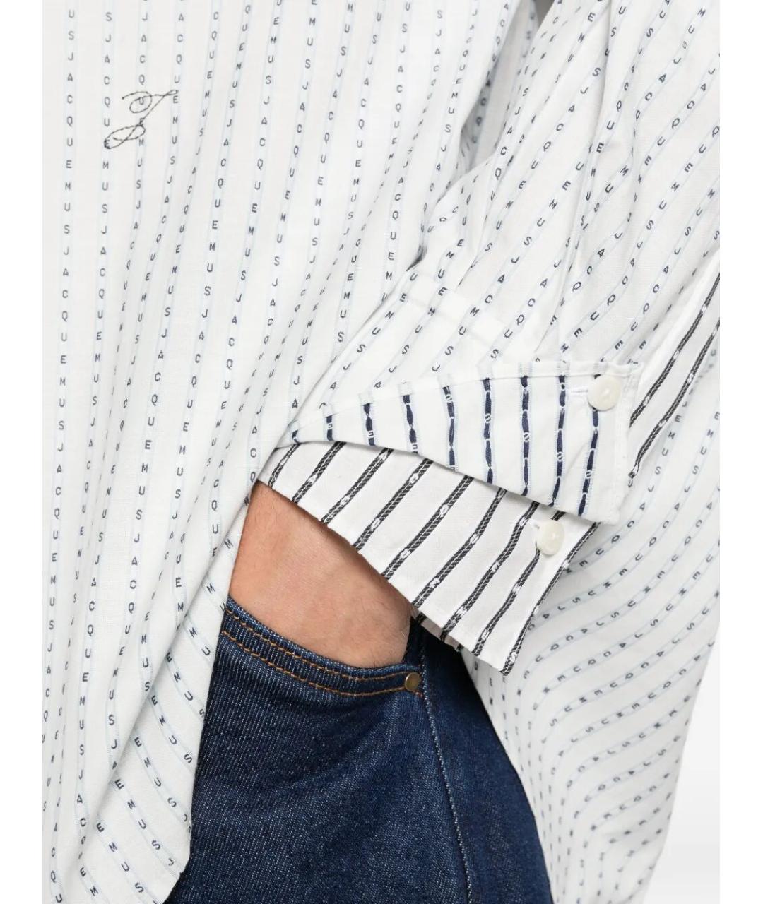 JACQUEMUS Хлопковая кэжуал рубашка, фото 4