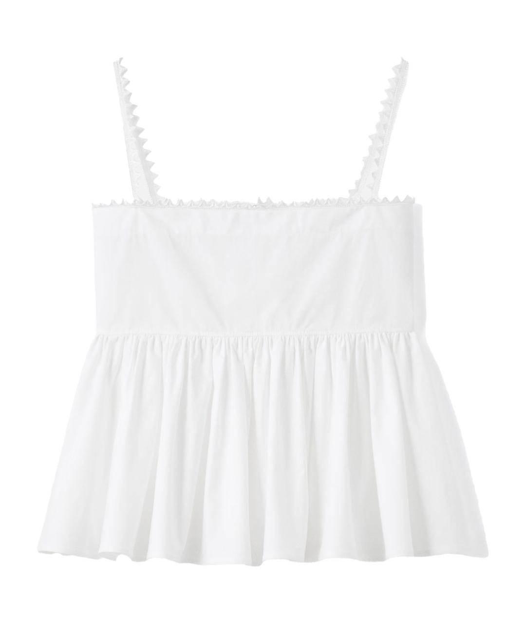 JACQUEMUS Белая хлопковая блузы, фото 1