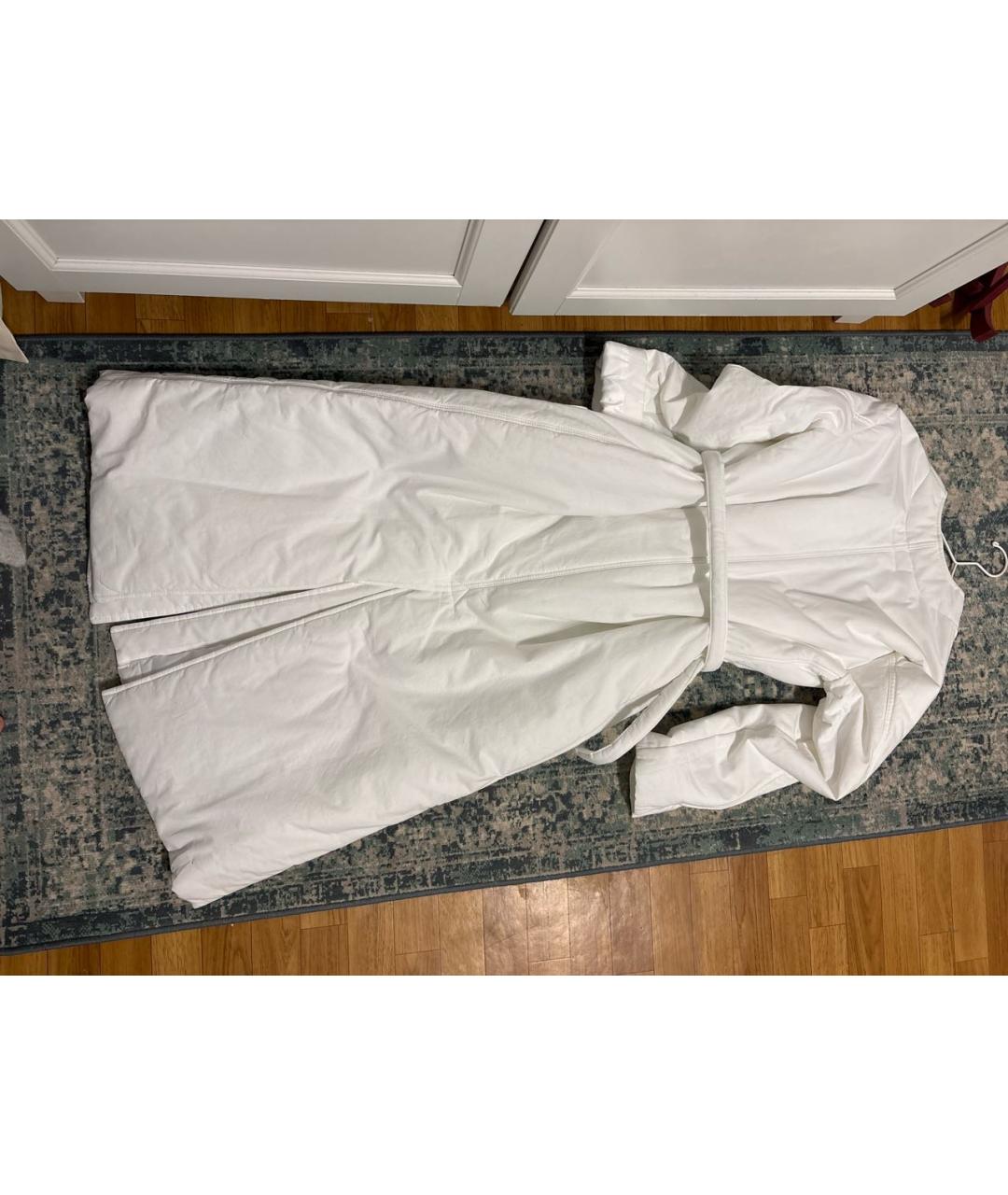 MM6 MAISON MARGIELA Белое хлопковое пальто, фото 2