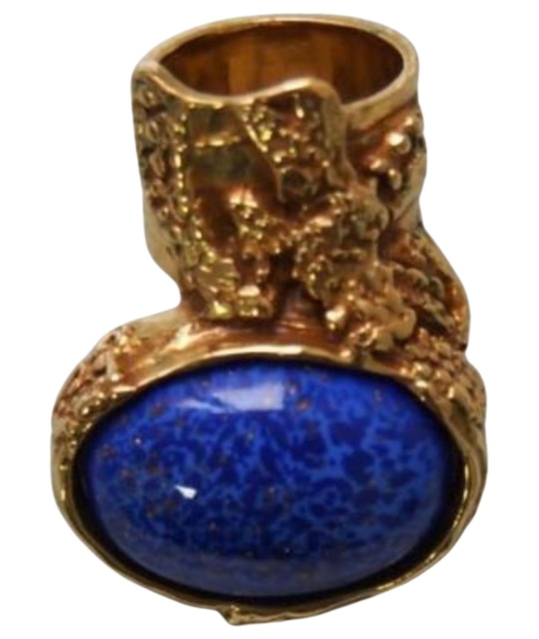 SAINT LAURENT Темно-синее кольцо, фото 1