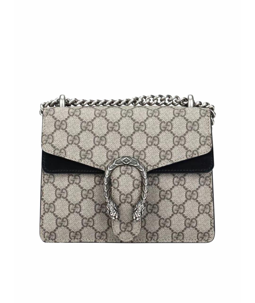 GUCCI Антрацитовая сумка через плечо, фото 1