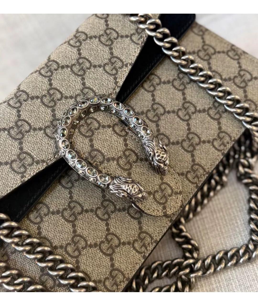 GUCCI Антрацитовая сумка через плечо, фото 2