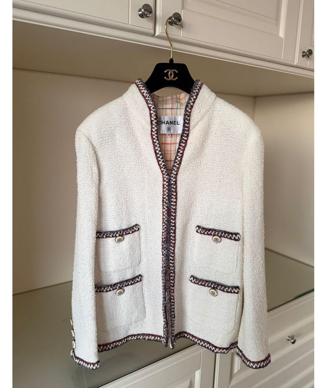 CHANEL Белый жакет/пиджак, фото 6