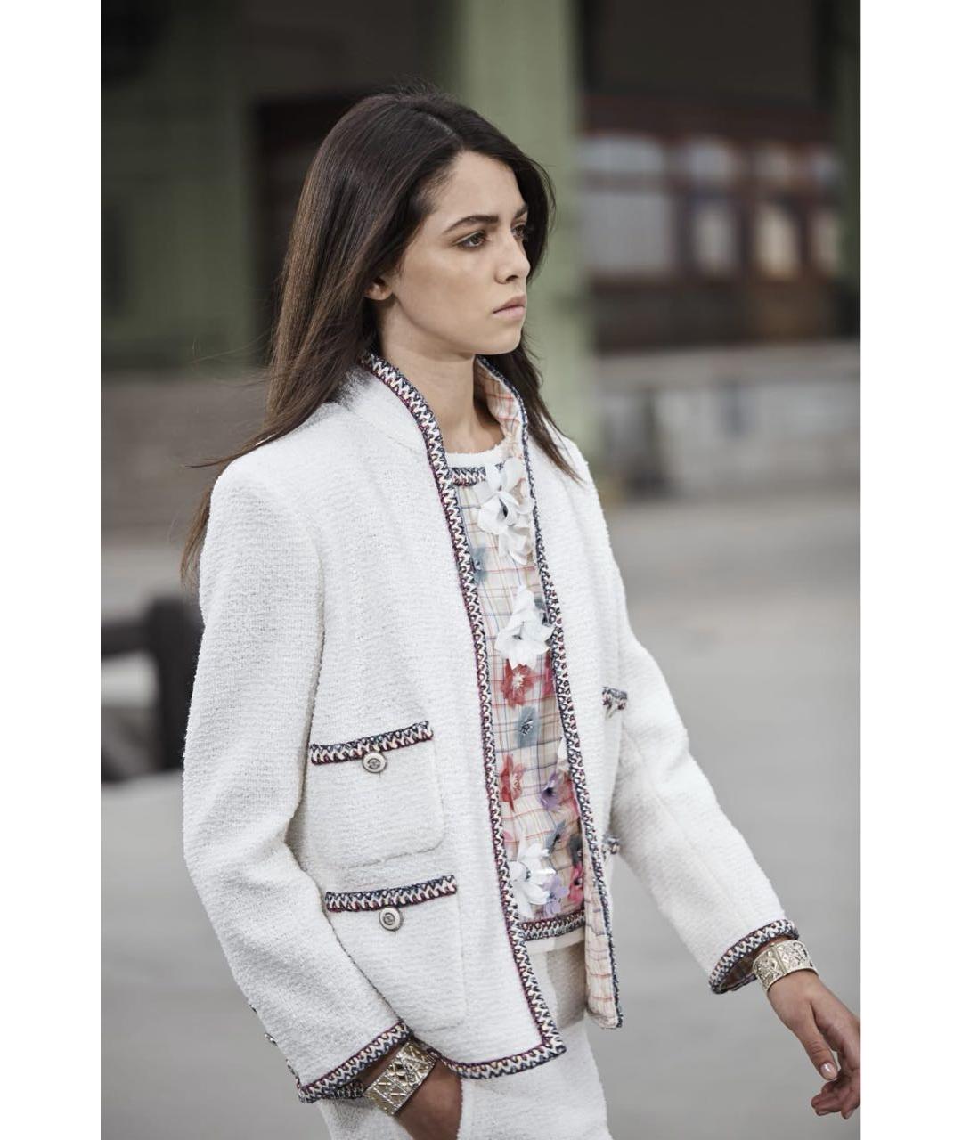 CHANEL Белый жакет/пиджак, фото 5