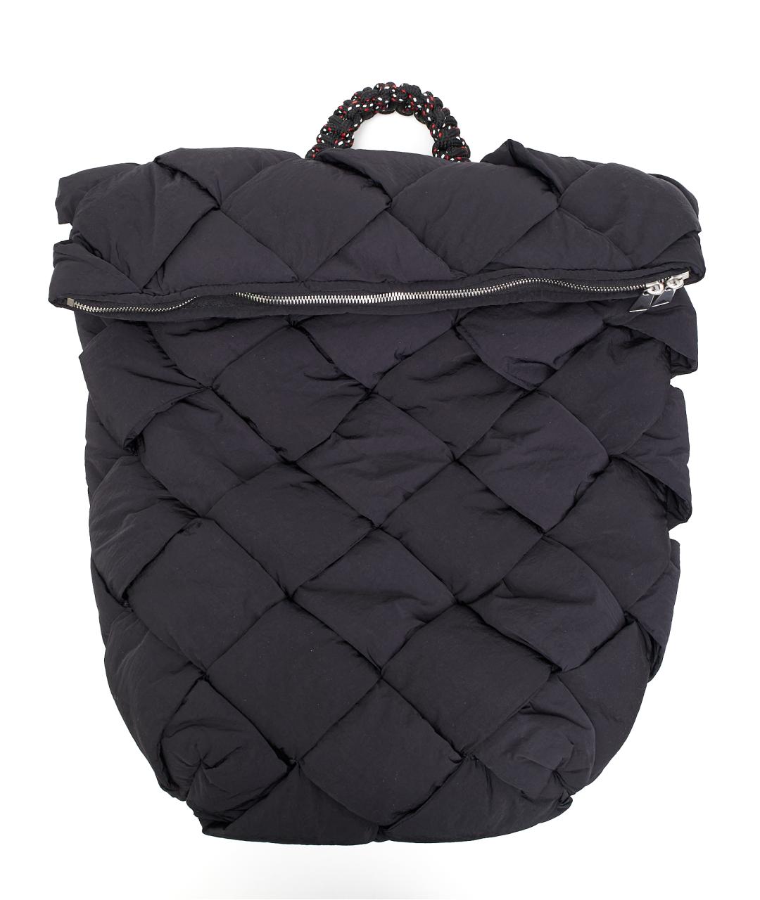 BOTTEGA VENETA Черный тканевый рюкзак, фото 6