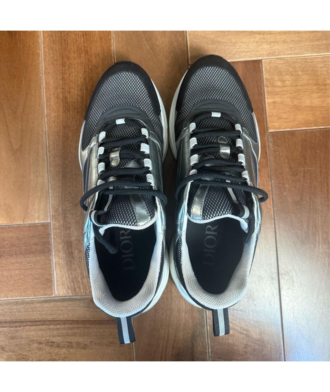 CHRISTIAN DIOR Серые низкие кроссовки / кеды, фото 3