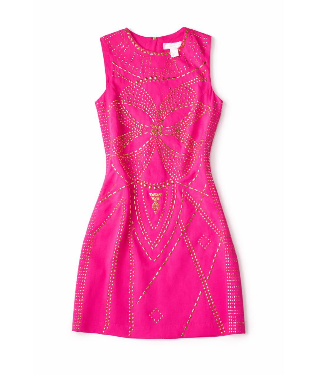 VERSACE Розовое шелковое коктейльное платье, фото 6