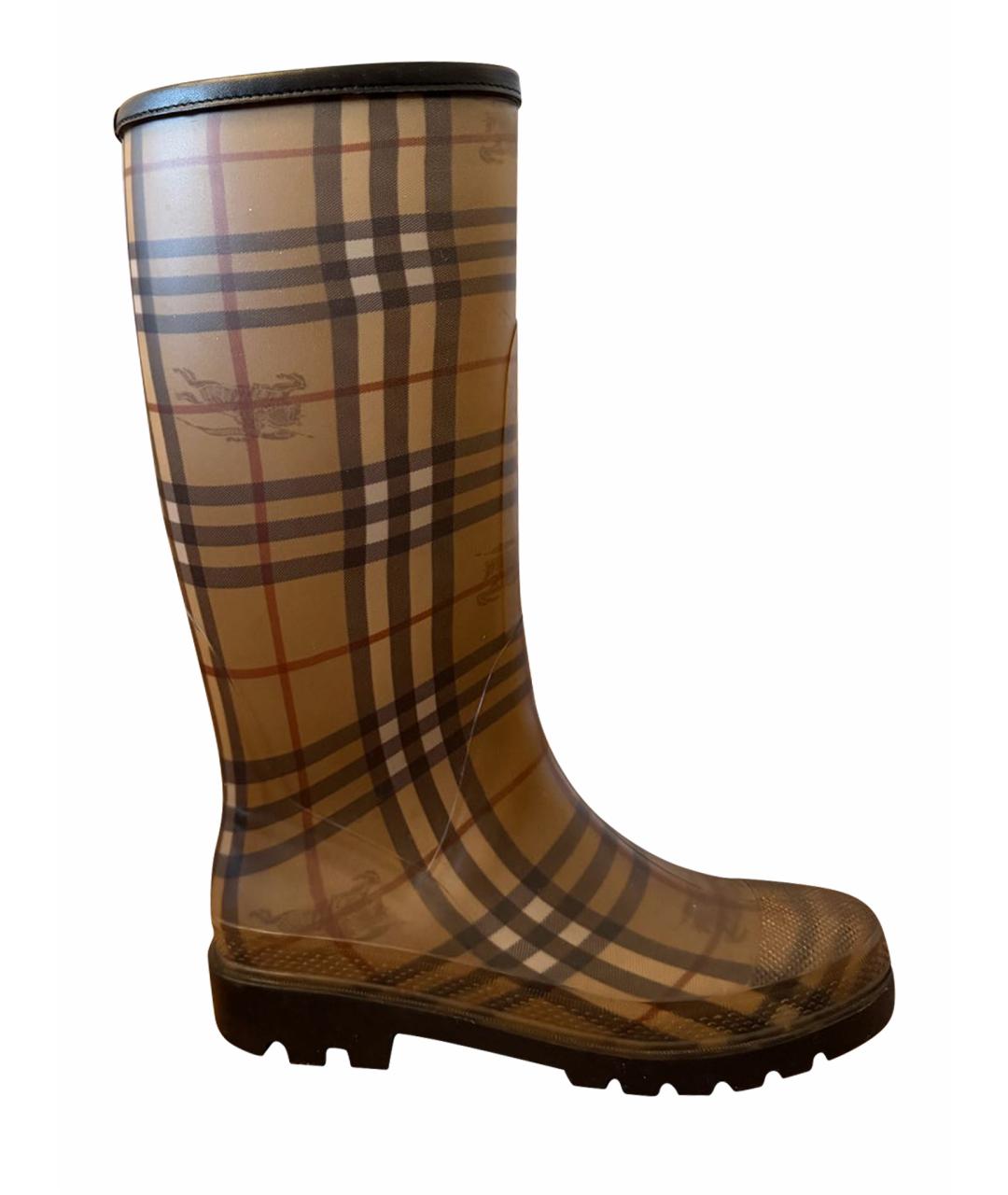 BURBERRY Мульти резиновые сапоги, фото 1