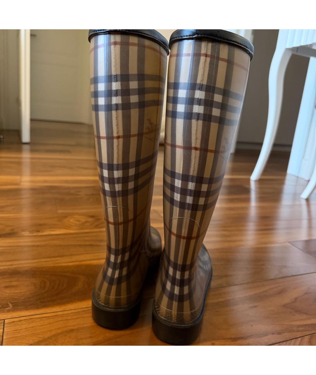 BURBERRY Мульти резиновые сапоги, фото 4