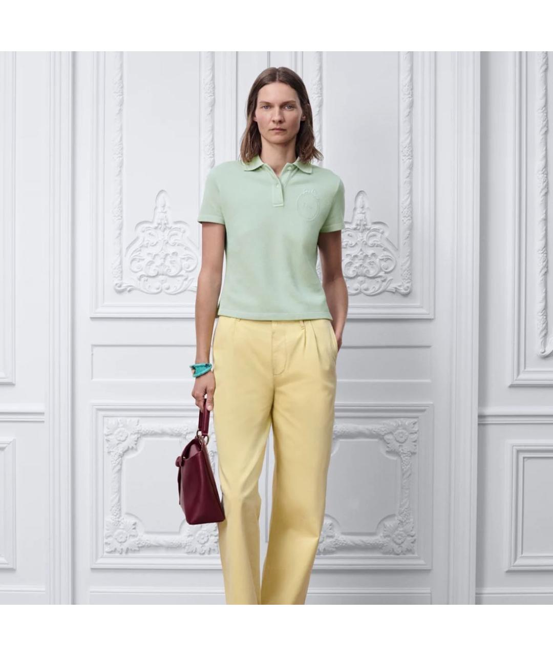 CHRISTIAN DIOR Зеленая футболка, фото 2